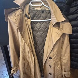 Burberry Tan Trench Coat